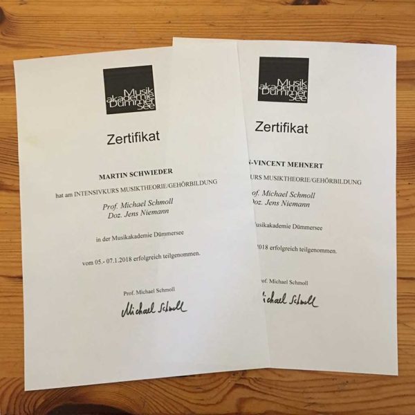 Musiktheorie-Kurs Dümmer See – Hüde, Deutschland