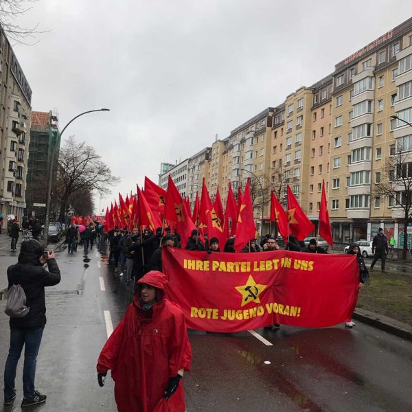 Rosa Luxemburg & Karl Liebknecht 100-Year Memorial March (1.14.19) – Berlin, Germany
